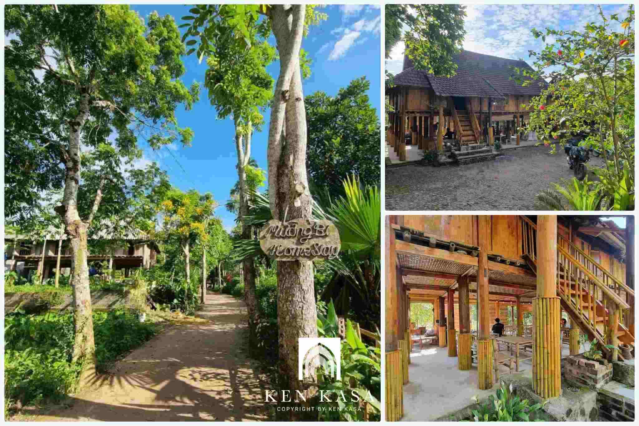 Mẫu nhà sàn homestay đẹp Mường Bi homestay